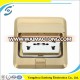 Multi-functional Floor Socket double socket+ double 3 pin socket