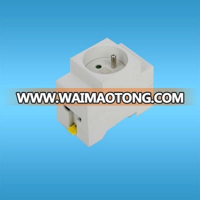 CE French Type Din Rail Socket