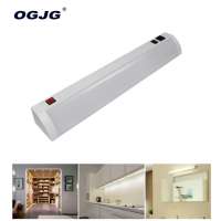 AC outlet bathroom vanity mirror 2ft 10w bedroom reading lamp on off switch aluminum linear LED wall light